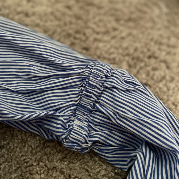 Zara Pin Striped Button Shirt - Picture 2 of 4